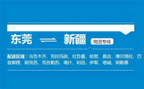 東莞到新疆物流專線